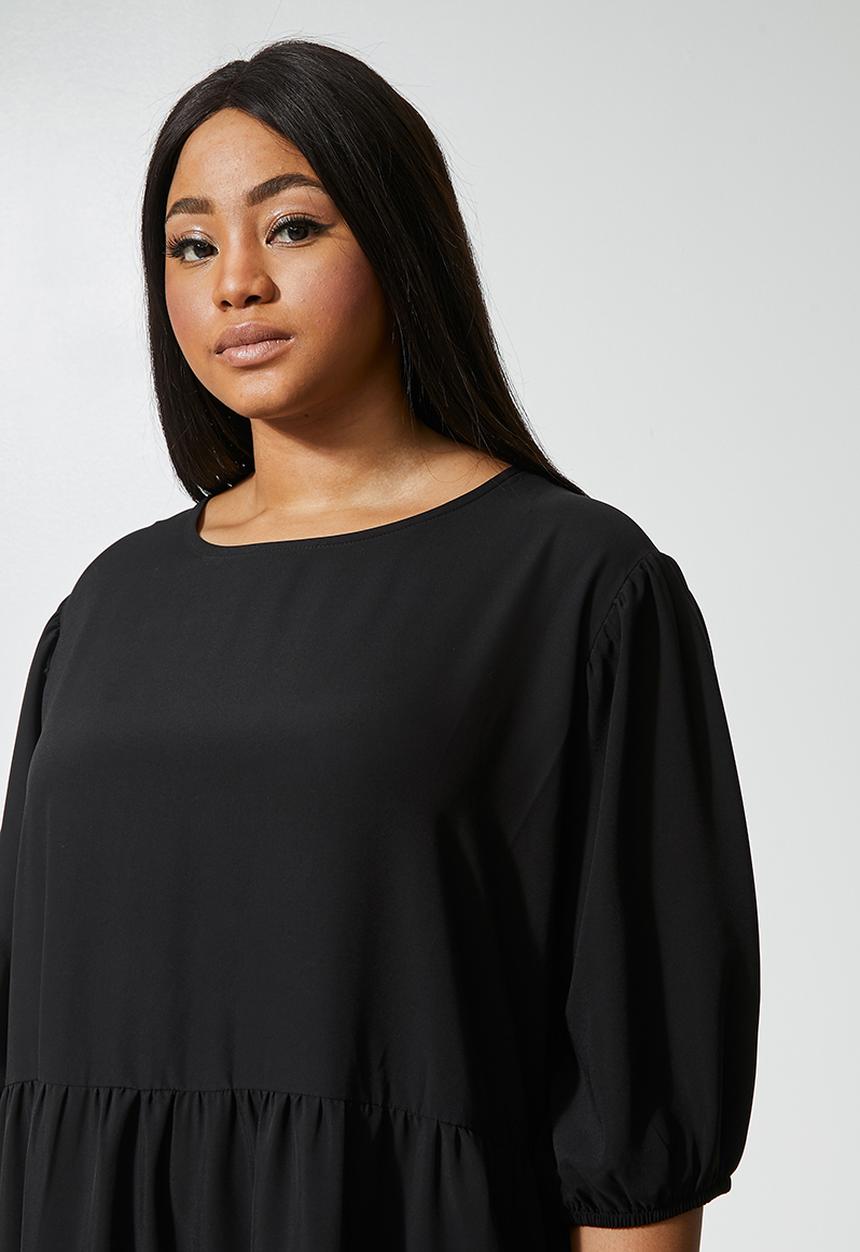 Superbalist - Balloon sleeve mini - black