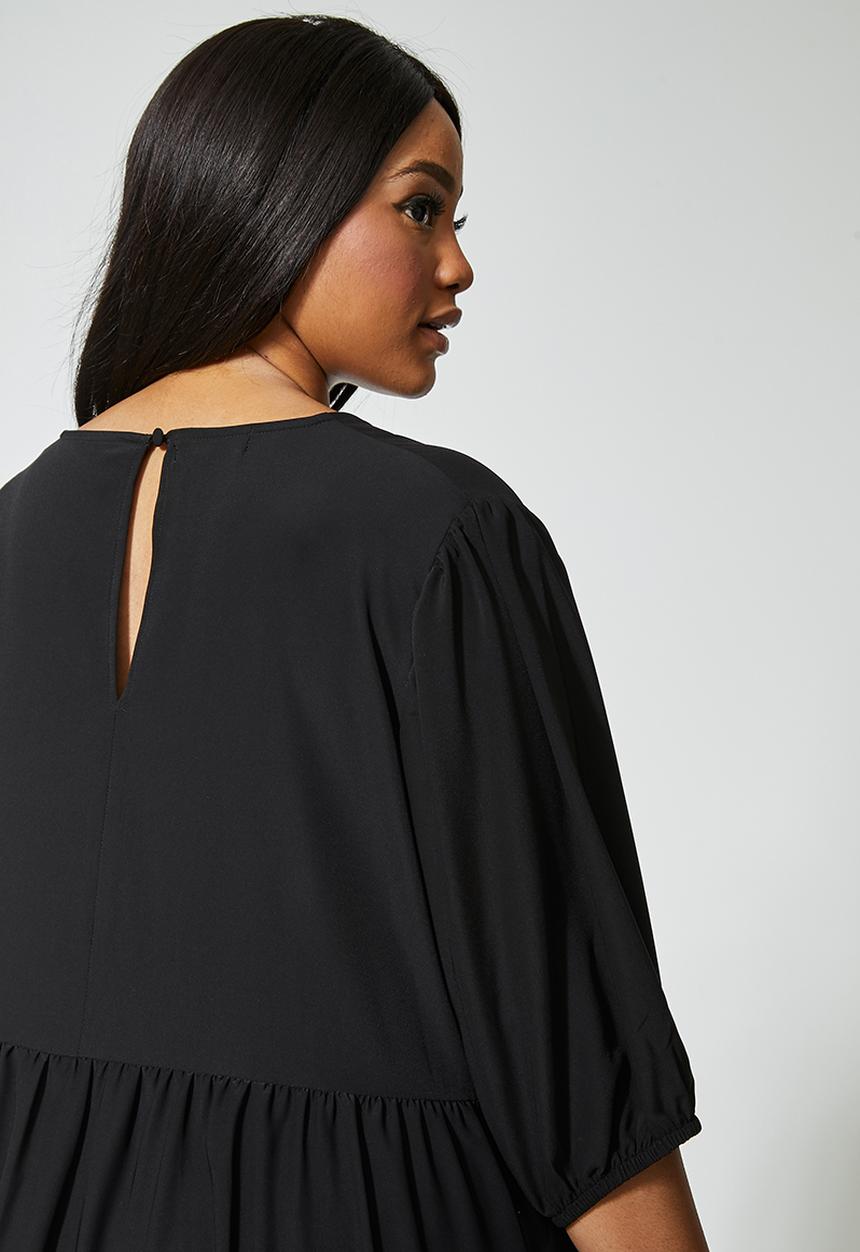 Superbalist - Balloon sleeve mini - black
