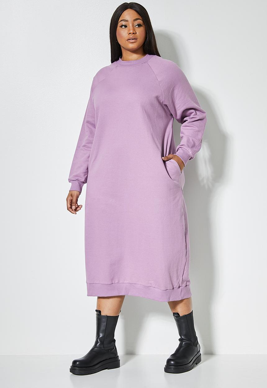Superbalist - The ultimate sweat dress - mauve