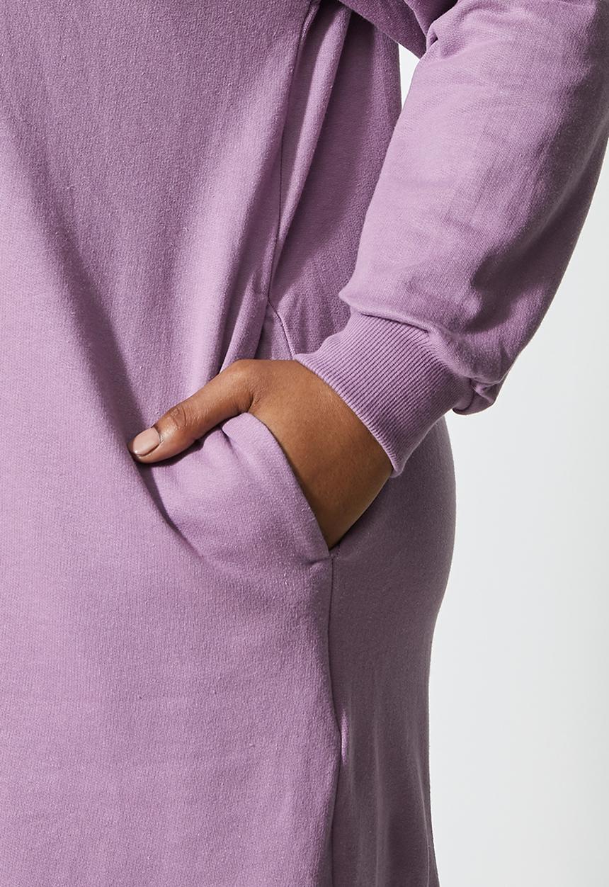 Superbalist - The ultimate sweat dress - mauve