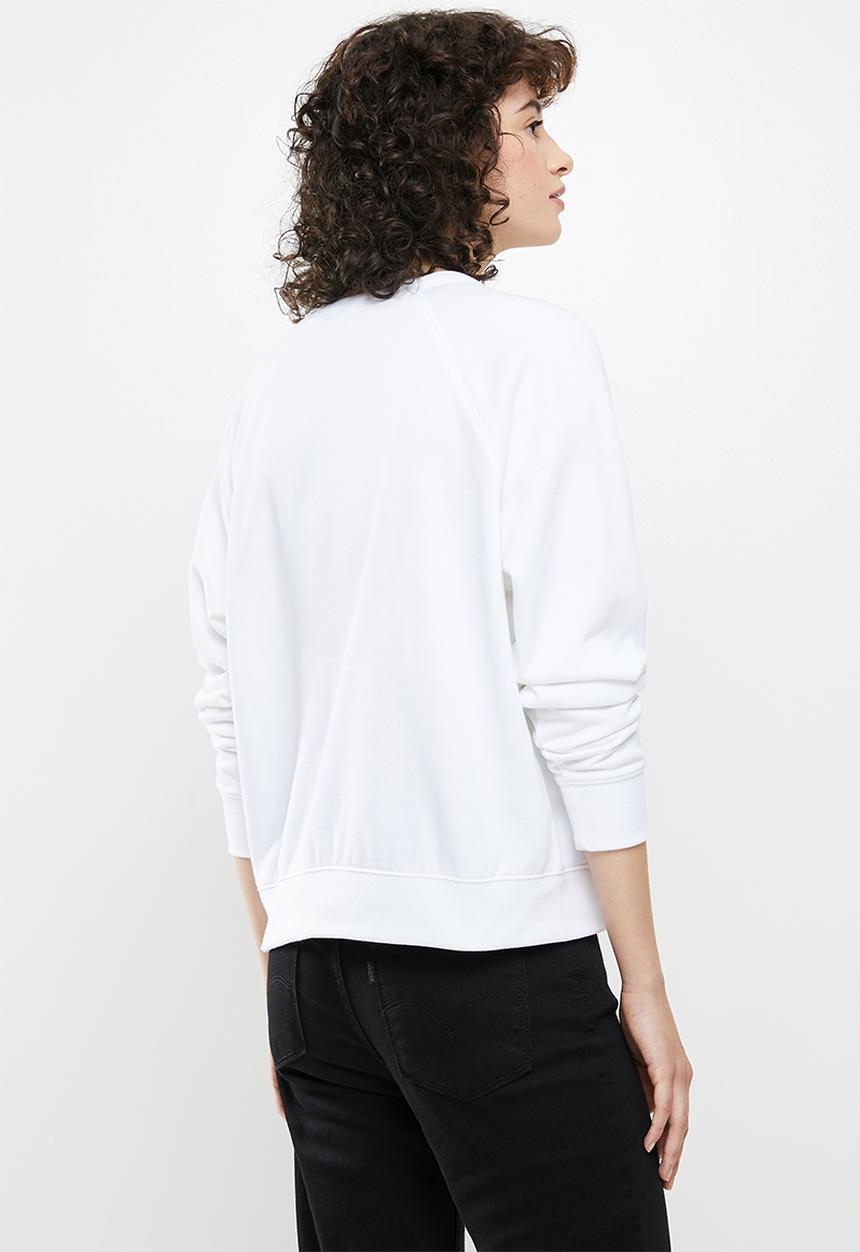 Levi’s® - Graphic everyday crew love fleece - white
