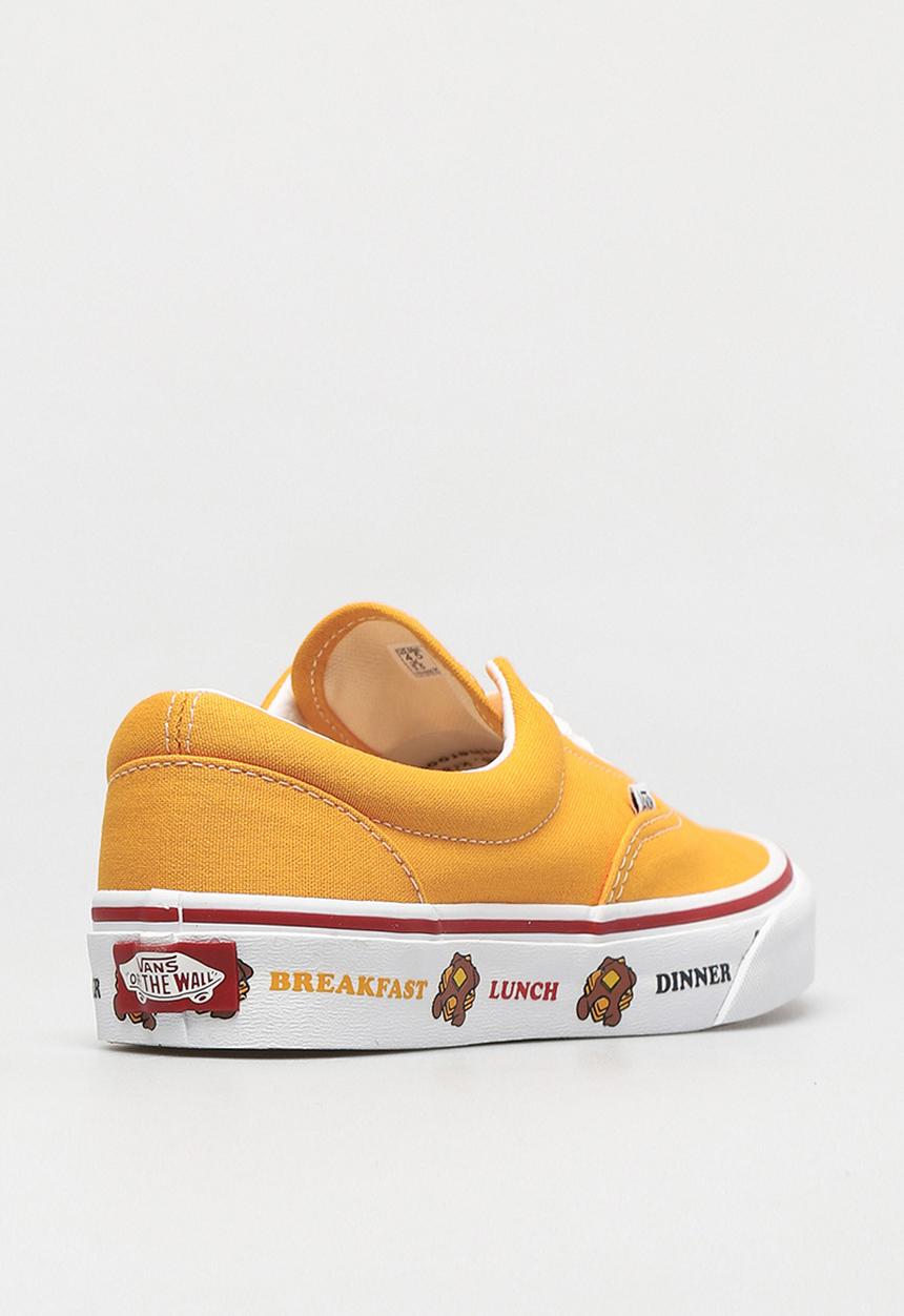 Vans - Ua era - (sidewall print) saffron/meals