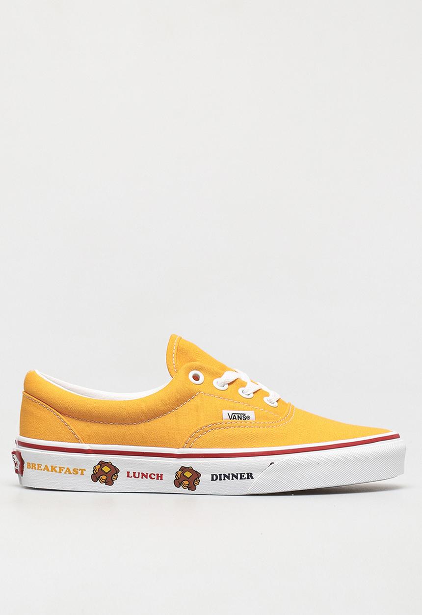 Vans - Ua era - (sidewall print) saffron/meals