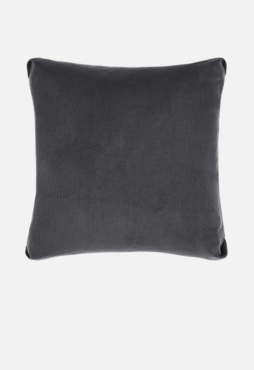 Linen House - Reagan cushion cover - charcoal