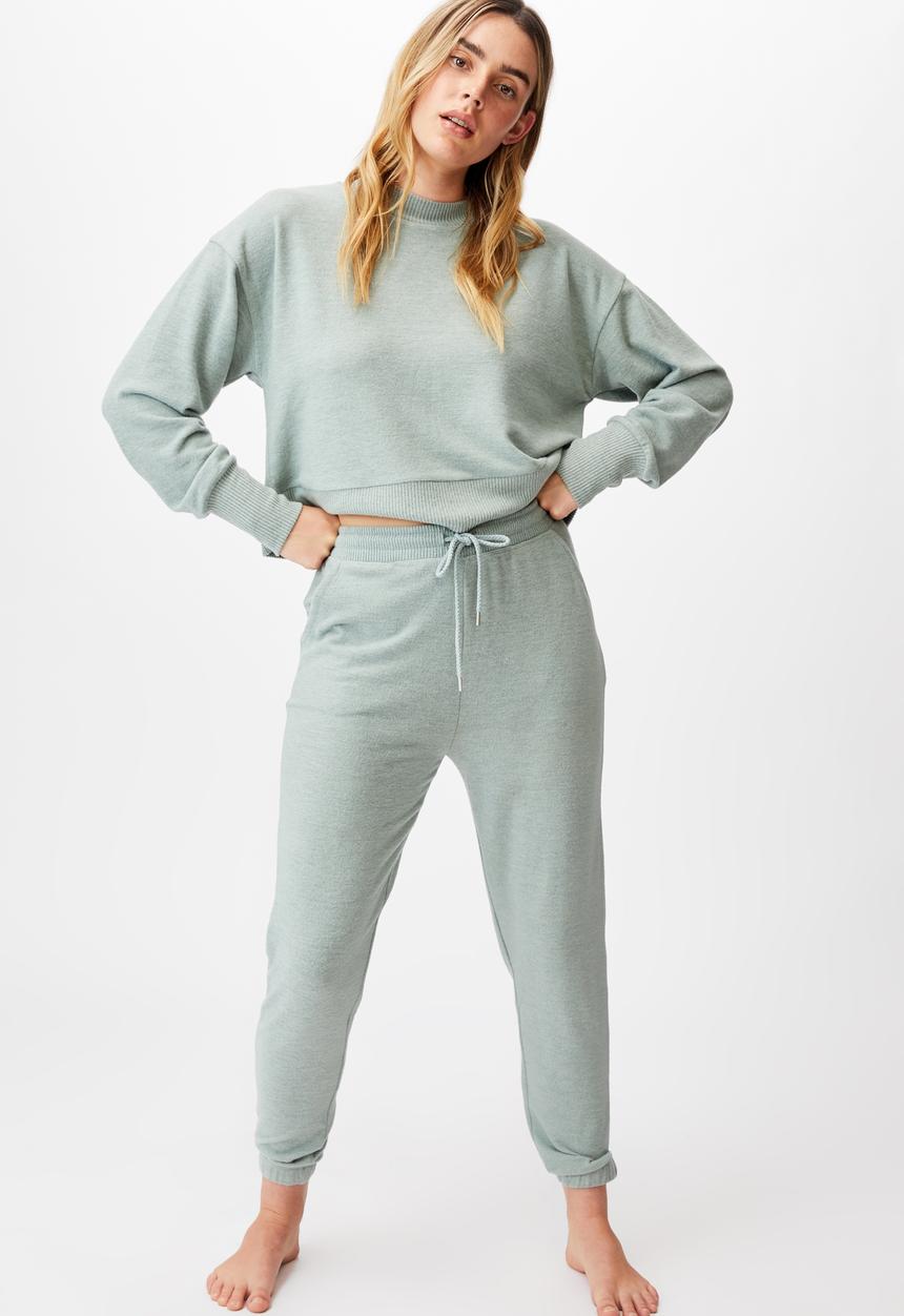 Cotton On - Super soft long sleeve crew - desert sage