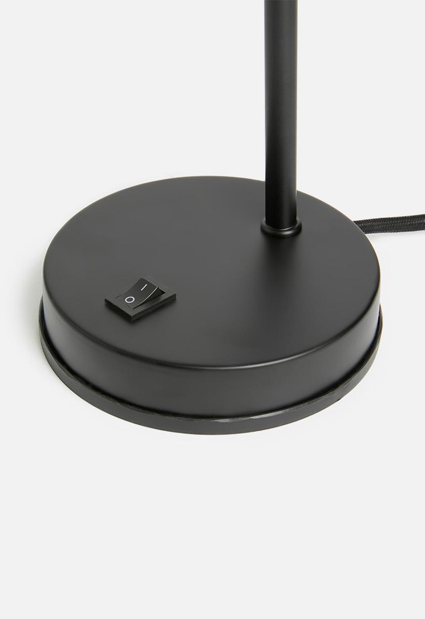 Present Time - Husk desk lamp - black