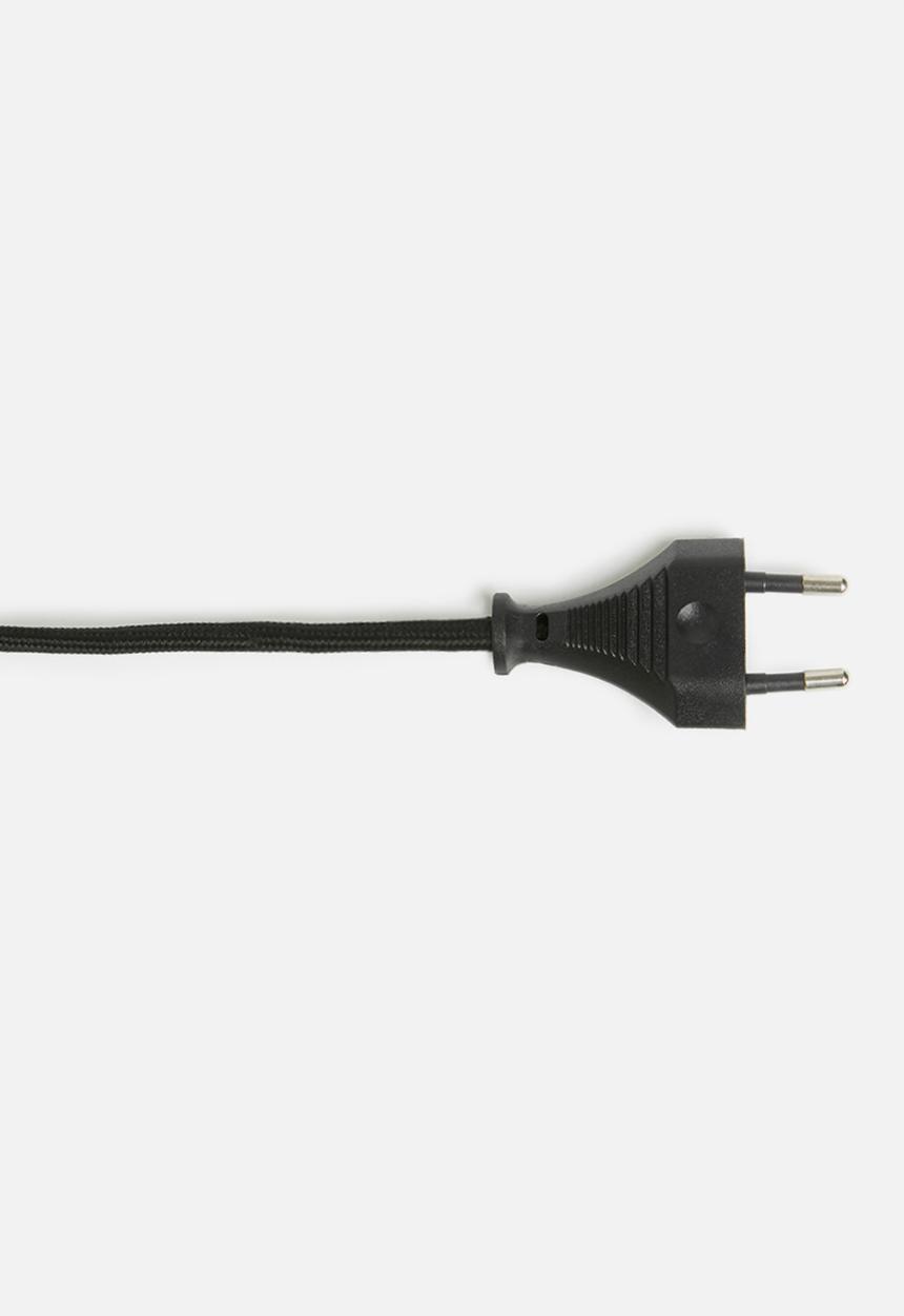 Present Time - Husk desk lamp - black