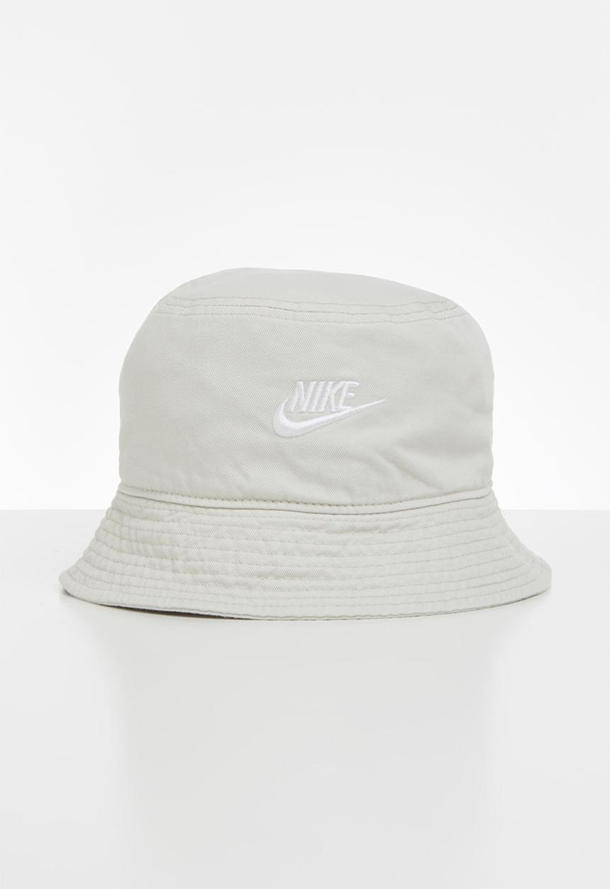 Nike - U nsw bucket futura wash - light bone/white