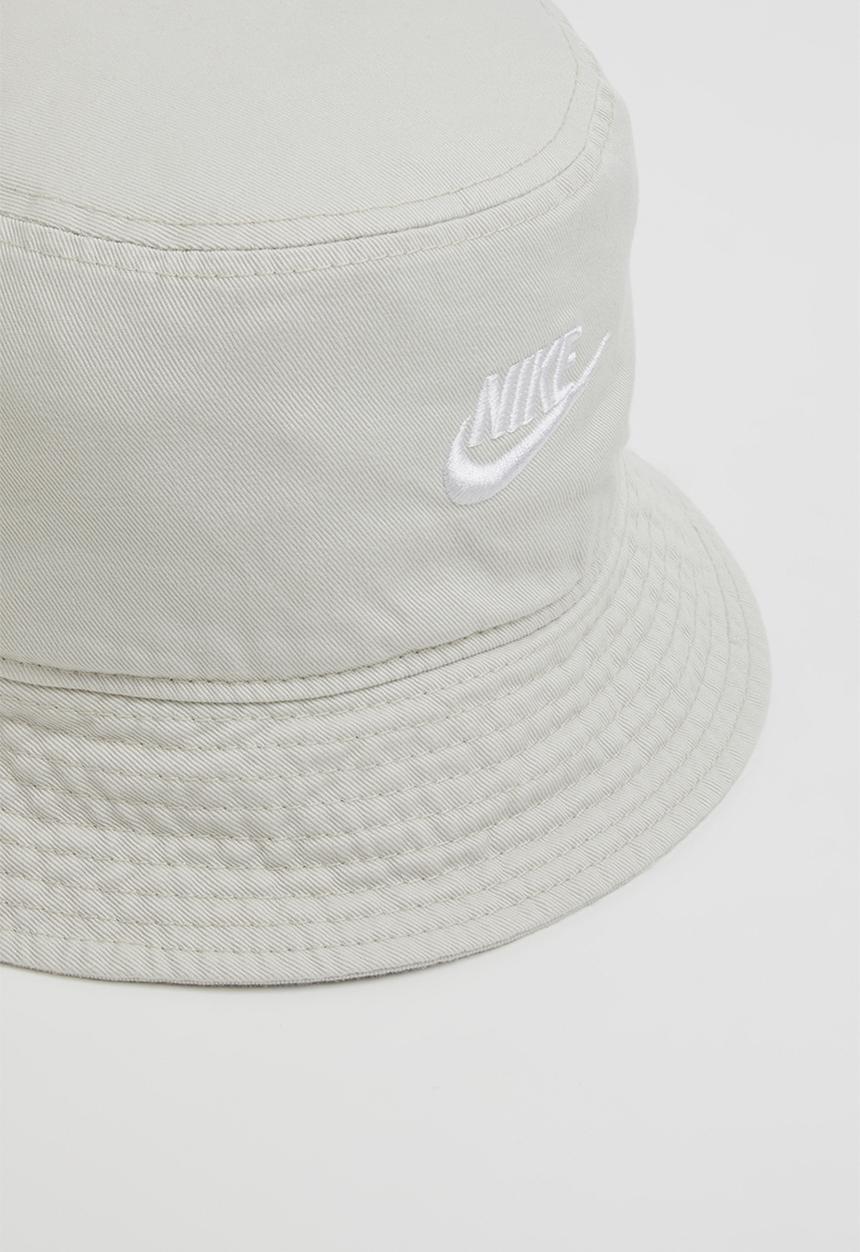 Nike - U nsw bucket futura wash - light bone/white