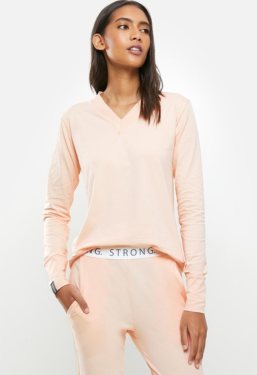 STRONG by T-Shirt Bed Co. - Ladies basic - peach