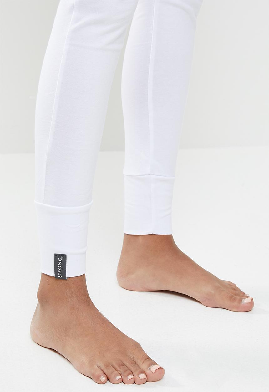 STRONG by T-Shirt Bed Co. - Ladies jogger - white
