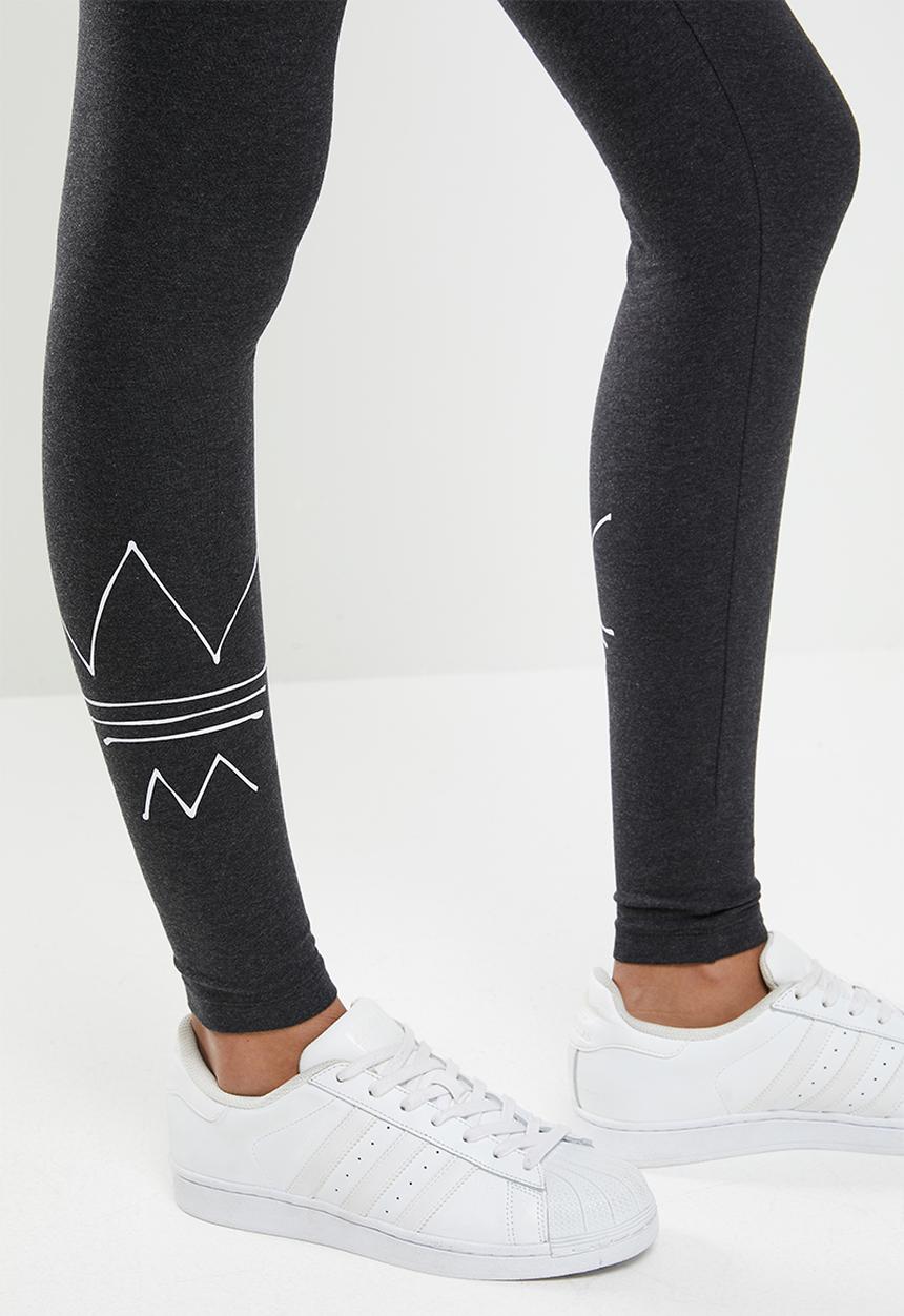 adidas Originals - R.y.v women in power tights - charcoal 