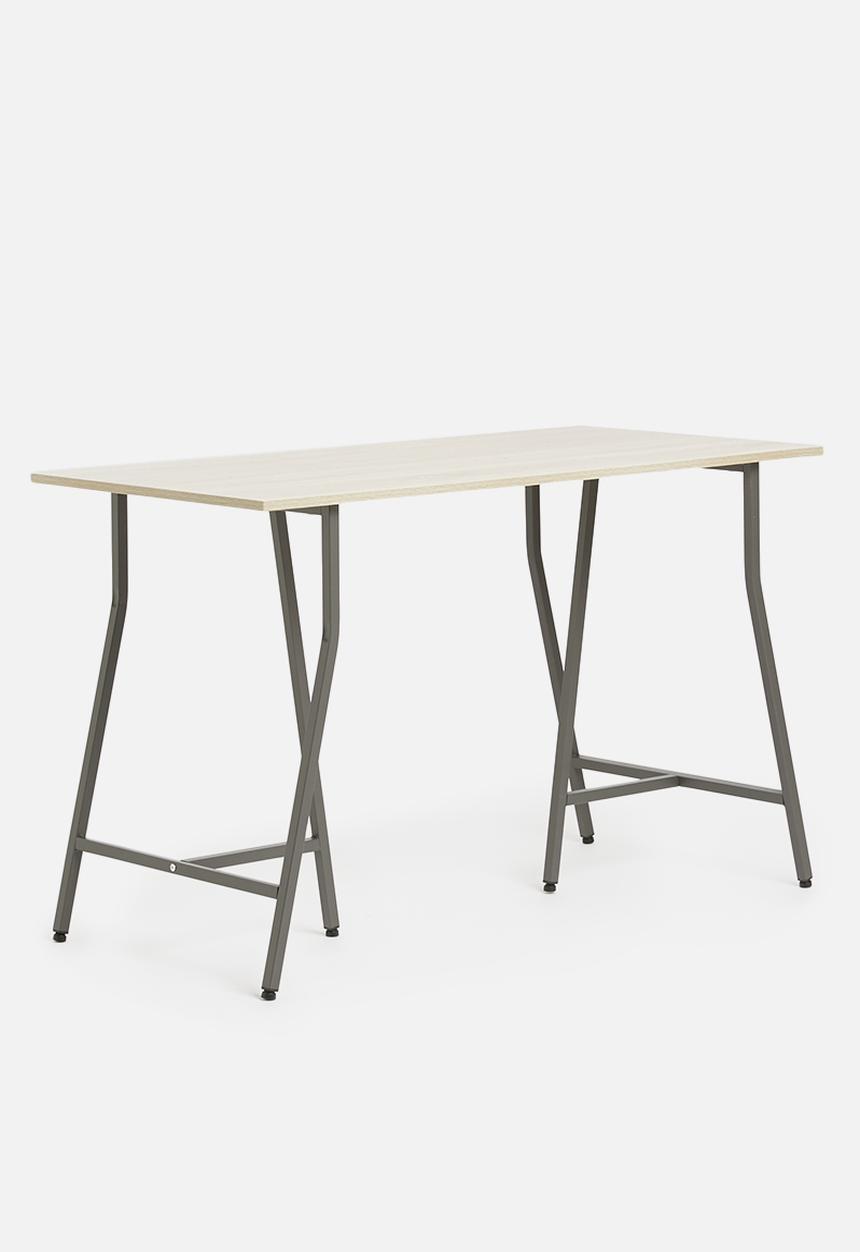 Fine Living - Payton desk & storage - brown