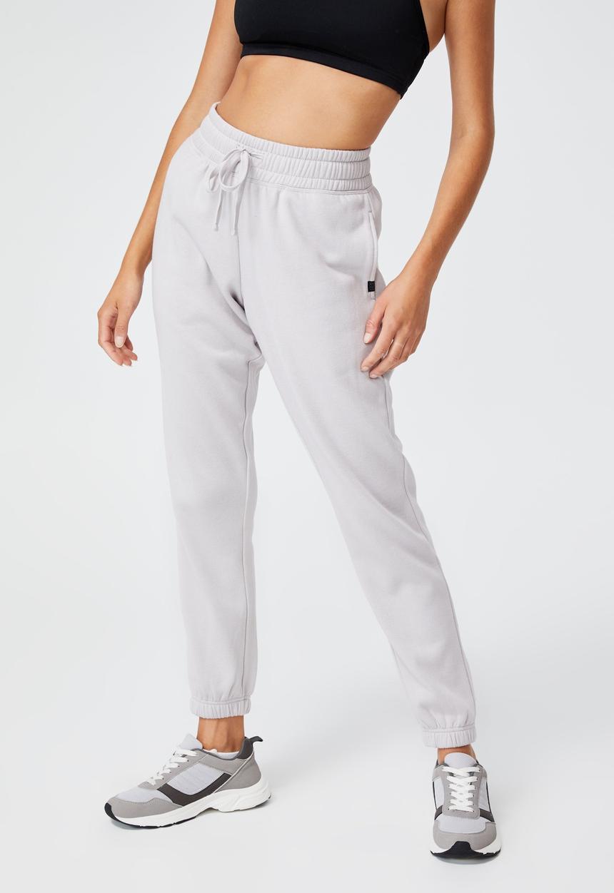 Cotton On - Lifestyle gym track pant - dove grey