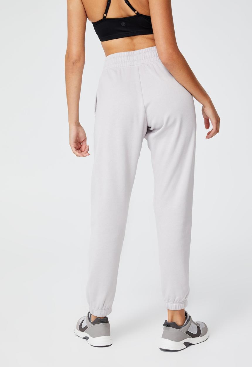 Cotton On - Lifestyle gym track pant - dove grey