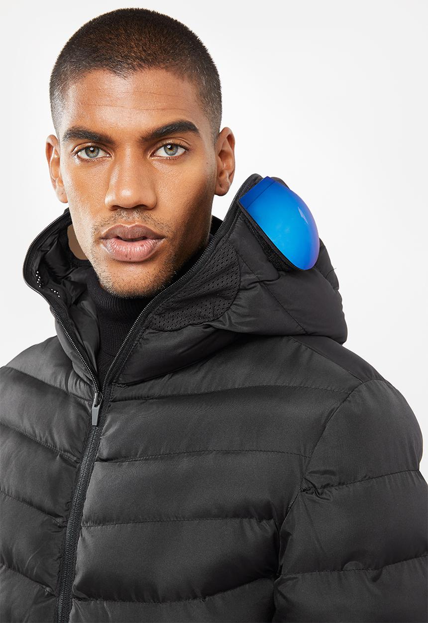 Brave Soul - Grant mask jacket - black
