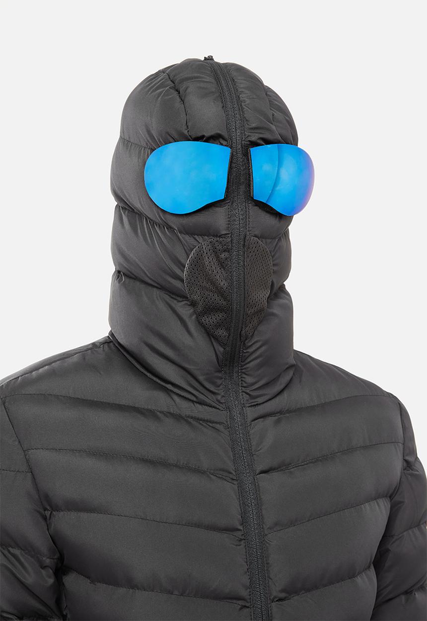 Brave Soul - Grant mask jacket - black
