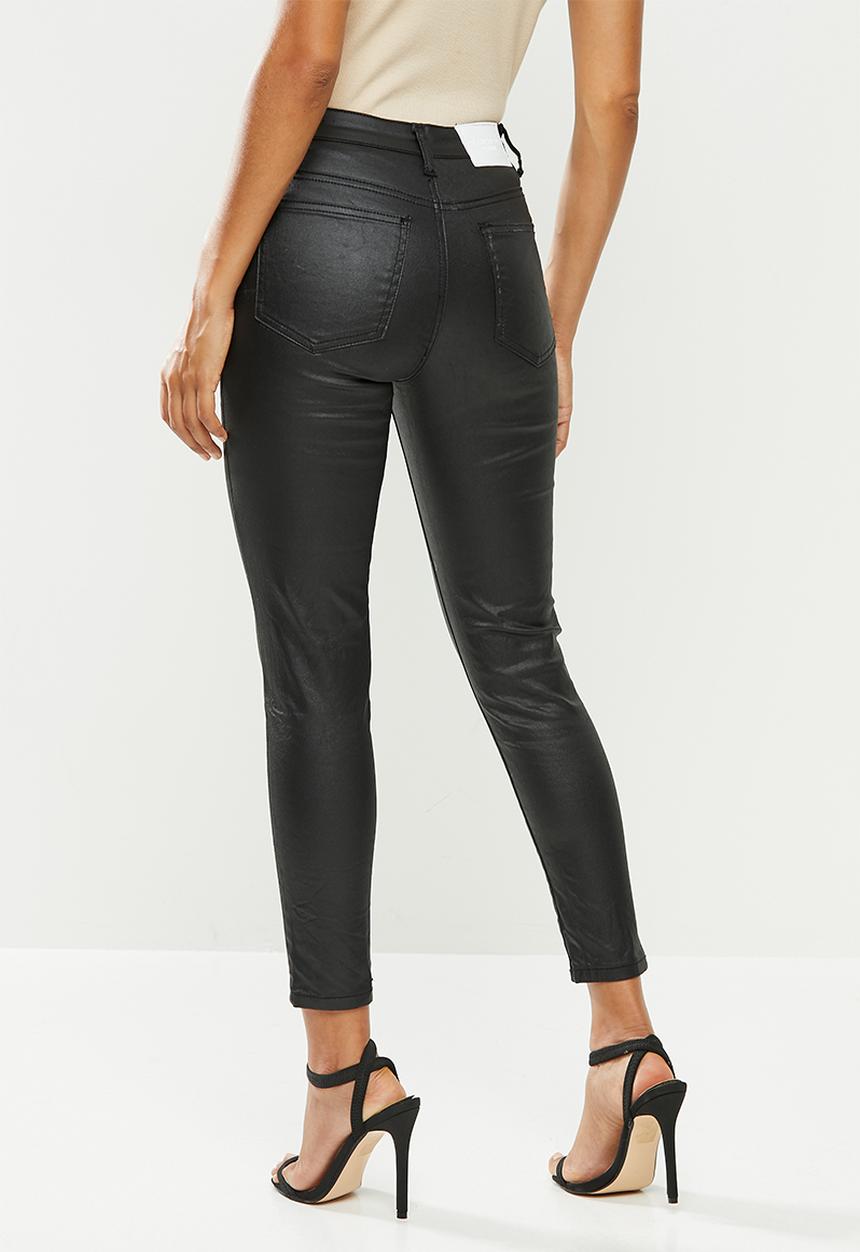Glamorous - Petite coated jeans - black