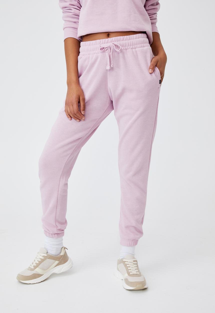 Cotton On - Lifestyle gym track pant - soft violet marle