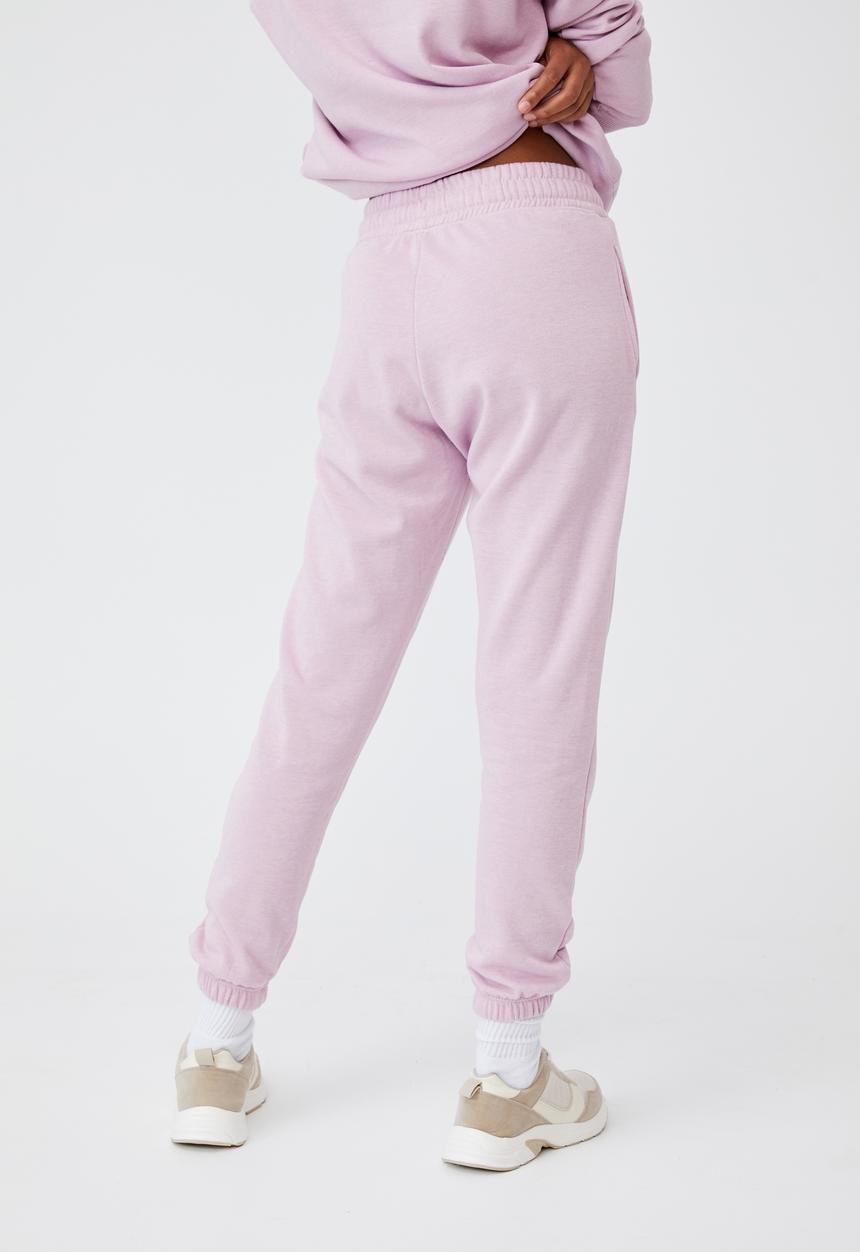Cotton On - Lifestyle gym track pant - soft violet marle