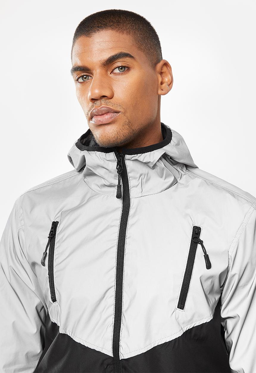 Brave Soul - Reflex jacket - black & grey