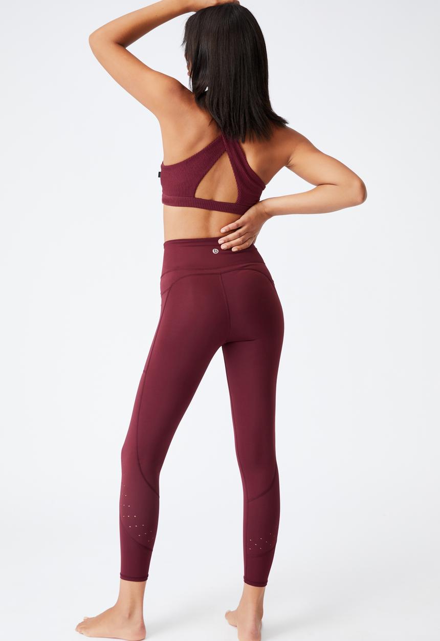 Cotton On - Lifestyle pocket 7/8 tight - mulberry laser