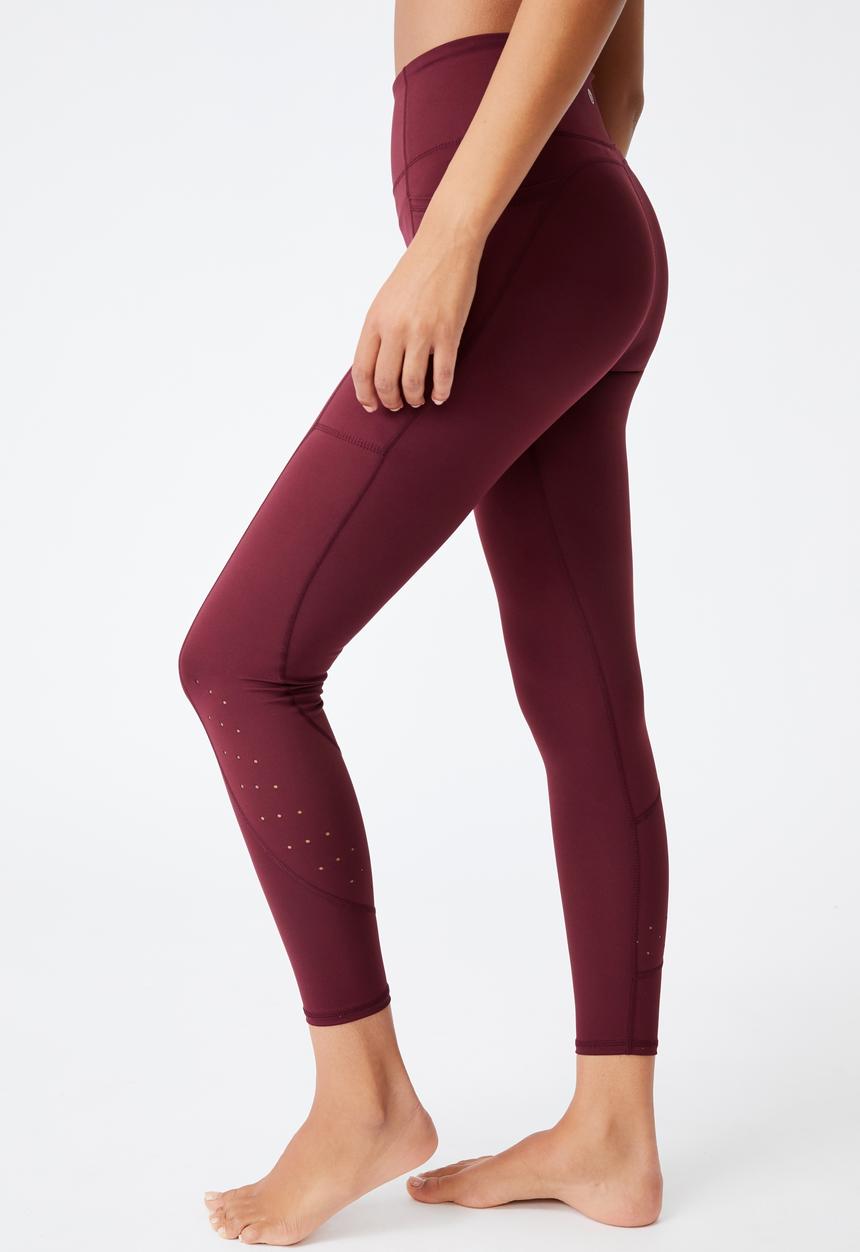 Cotton On - Lifestyle pocket 7/8 tight - mulberry laser