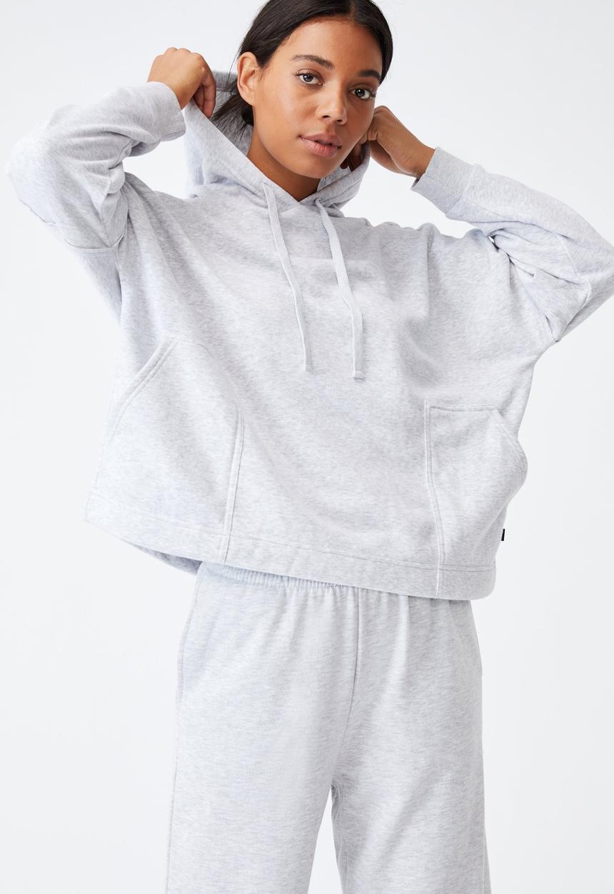 Cotton On - Lifestyle relaxed hoodie - grey marle