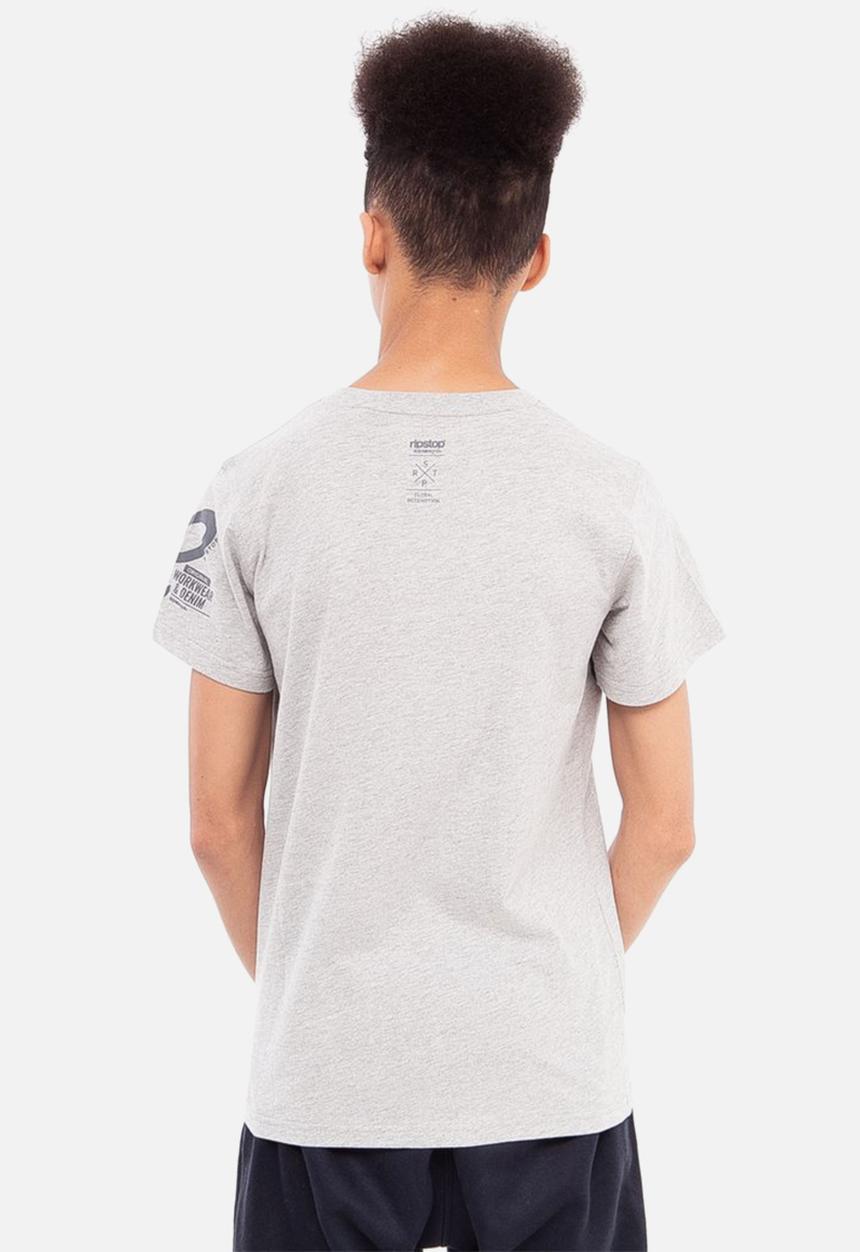 Ripstop - Plantan short sleeve tee - grey