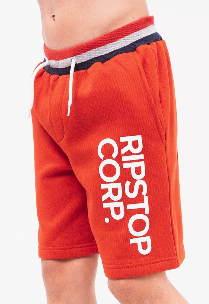 Ripstop - Showside jog shorts - red