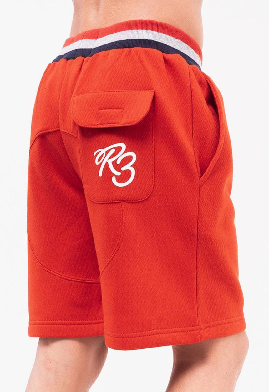 Ripstop - Showside jog shorts - red