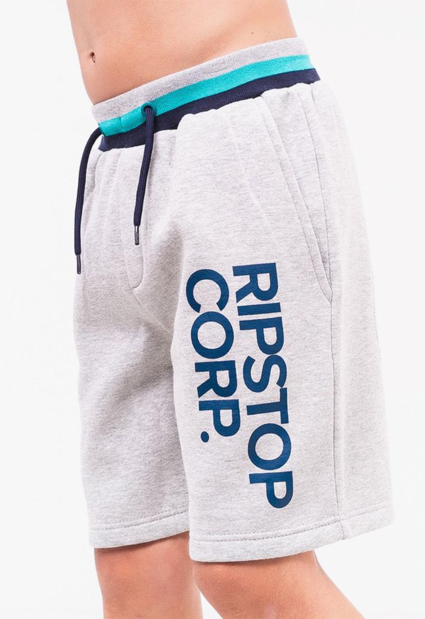Ripstop - Showside jog shorts - grey marl