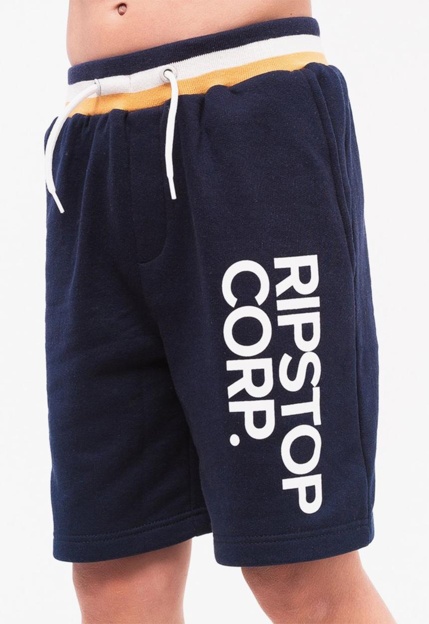 Ripstop - Showside jog shorts - navy