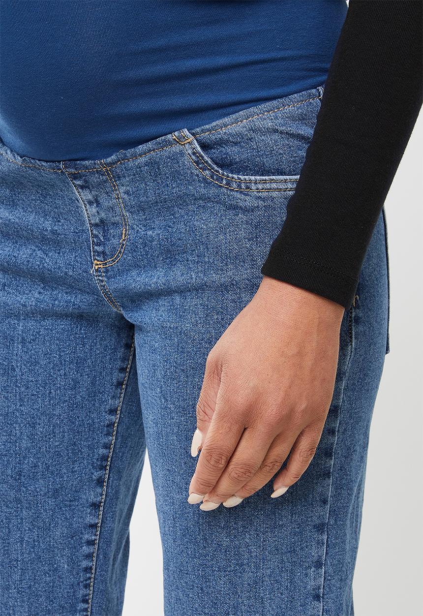 Cotton On - Maternity stretch mom jean - blue