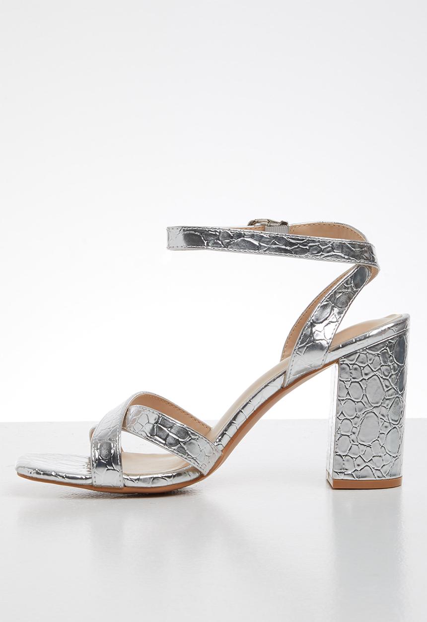 Superbalist - Fenne block heel - silver