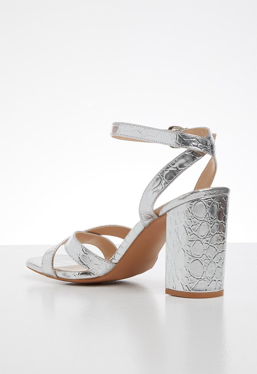 Superbalist - Fenne block heel - silver