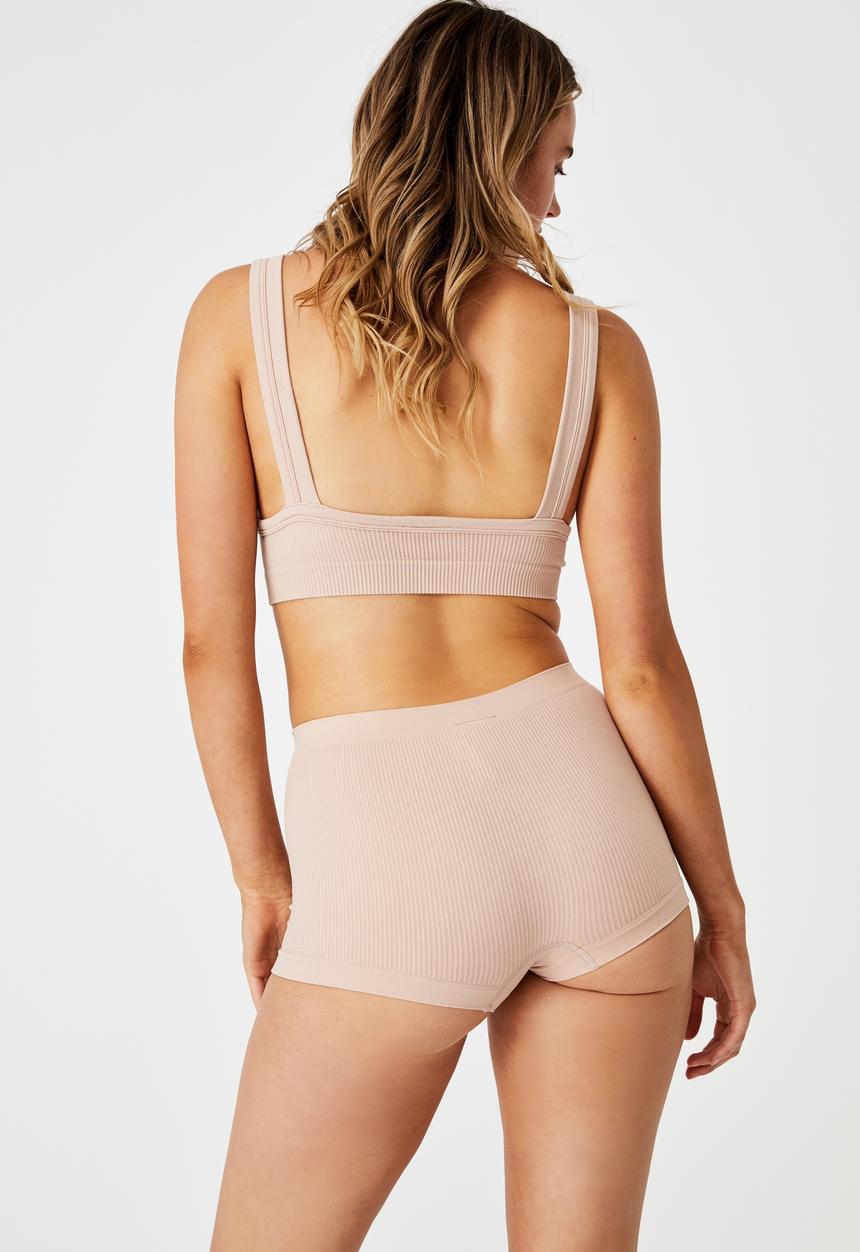 Cotton On - Seamfree shorty brief - new latte