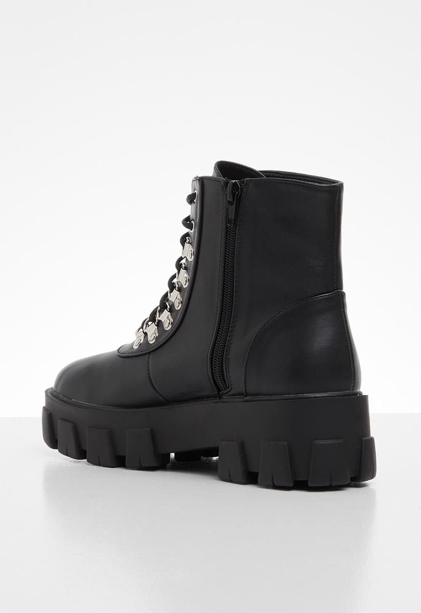 Superbalist - Sharr lace-up boot - black