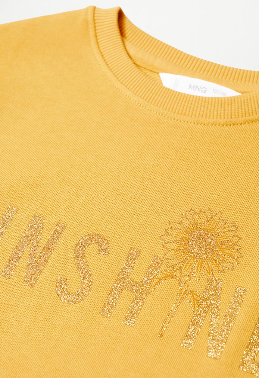MANGO - Dublini sweatshirt - yellow