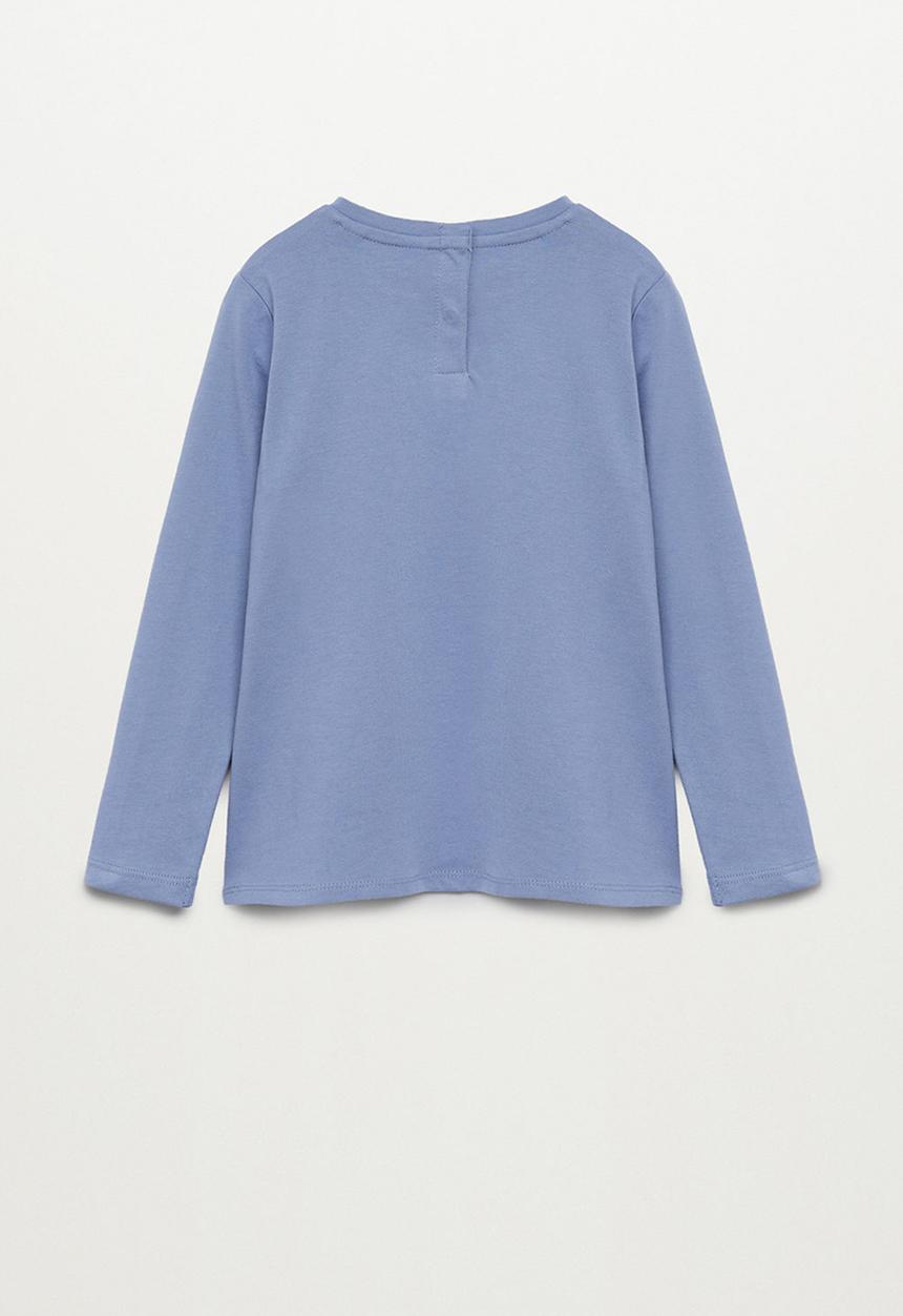 MANGO - Paul long sleeve tee - blue