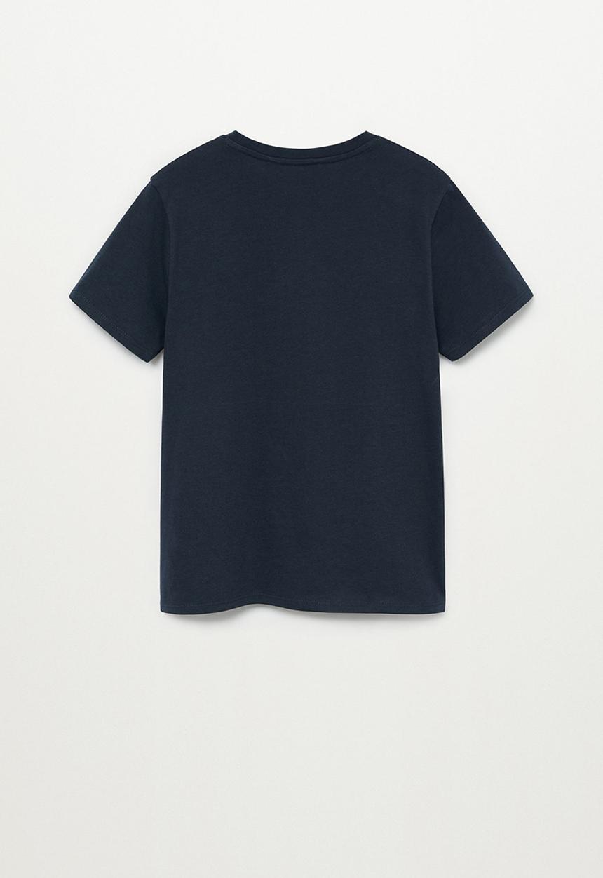 MANGO - Cross short sleeve tee - navy