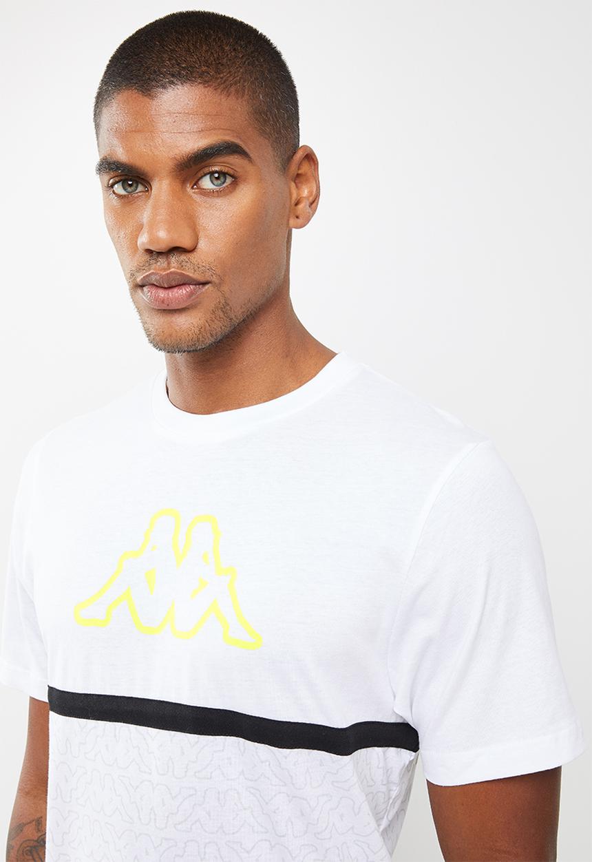 KAPPA - Logo carlos tee - white