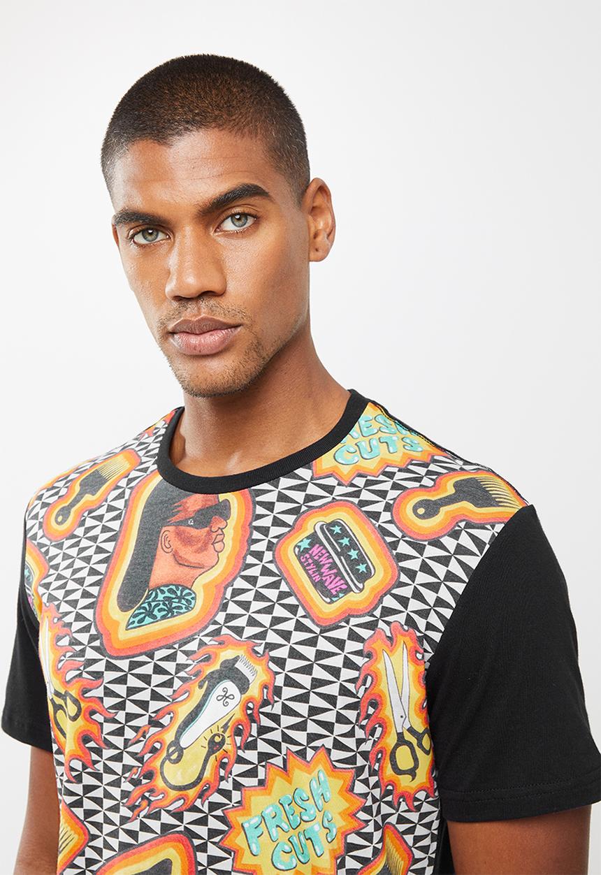 Holmes Bro's - All over fresh cuts short sleeve tee - multi 