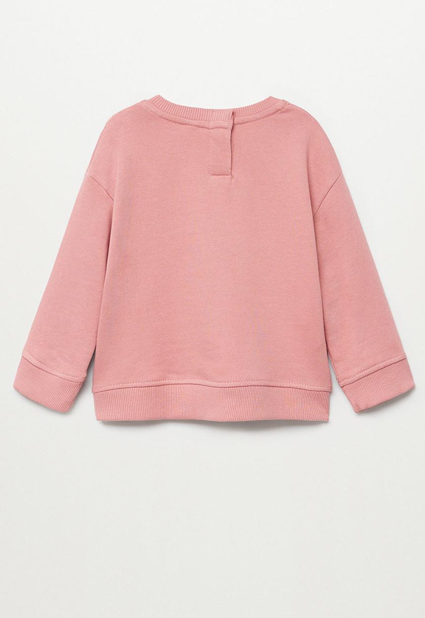 MANGO - Saturn sweatshirt - bright pink
