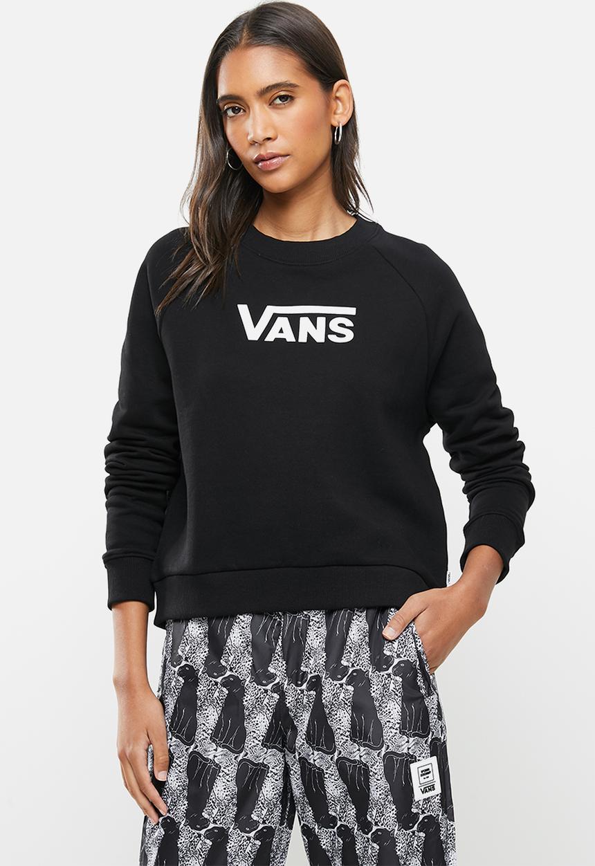 Vans - Flying v ft boxy crew - black