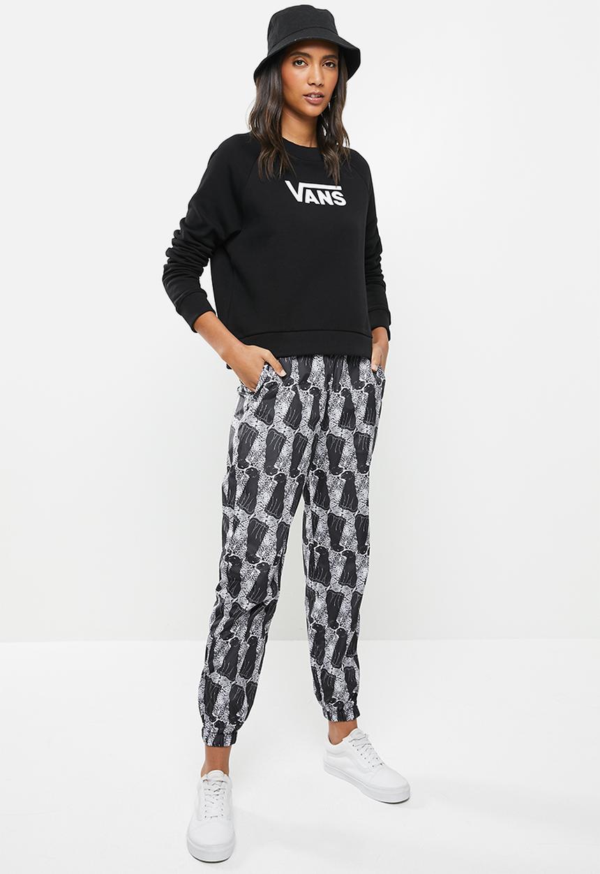 Vans - Flying v ft boxy crew - black