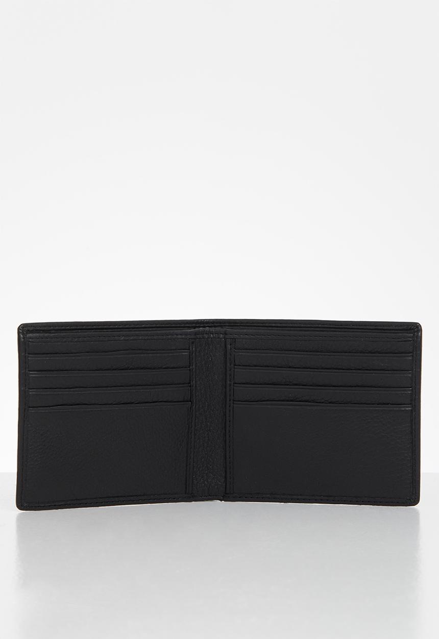POLO - Nappa credit card billfold - black