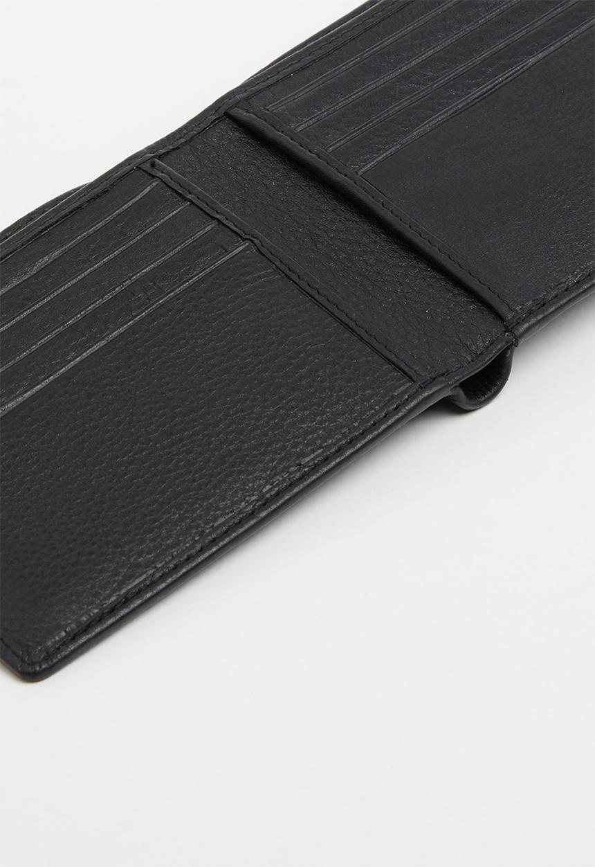 POLO - Nappa credit card billfold - black