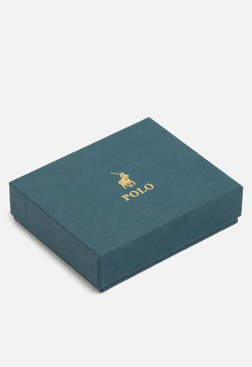 POLO - Nappa credit card billfold - black