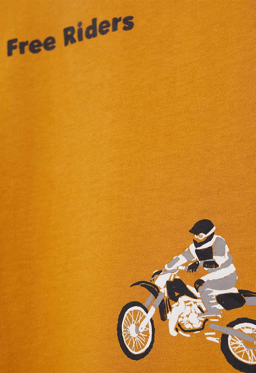 MANGO - Wording sweatshirt - bright yellow
